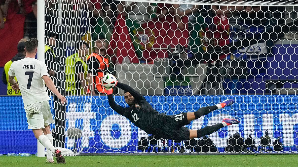 EURO 2024'ün en değerli kalecisi Diogo Costa, Portekiz'i 3 penaltı kurtararak çeyrek finale taşıdı