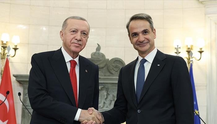 Cumhurbaşkanı Erdoğan'la görüşmek için Ankara'ya geldi!  Miçotakis'in ziyaretinde önemli konular masada
