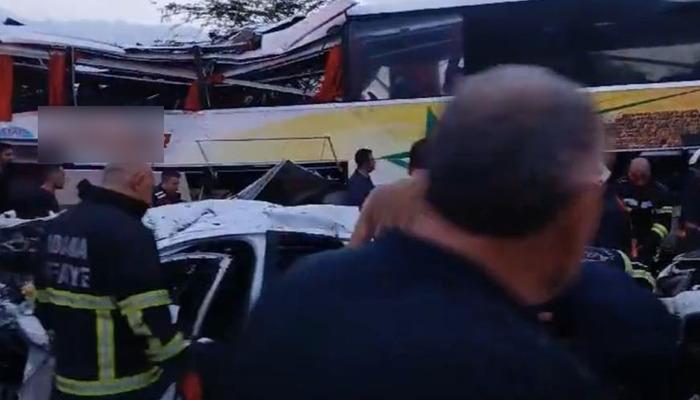 Mersin-Adana karayolunda katliamı andıran kaza!  Mersin Valisi acı durumu açıkladı: 10 kişi hayatını kaybetti, 39 kişi yaralandı