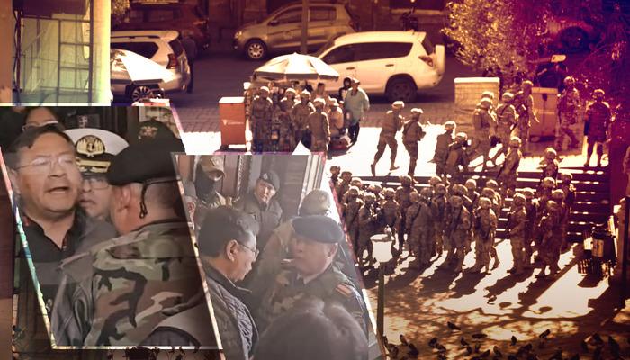 Bolivya'da askeri darbe girişimi!  Halk sokağa çıktı, askerler çekildi... Tarihi anlar: Başkan Arce, darbeci generalle yüz yüze görüştü