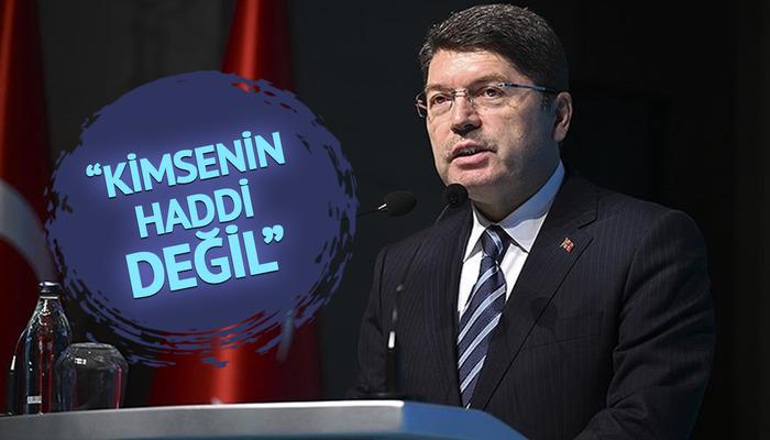 Bakan Tunç'tan yargıyı hedef alanlara tepki: 'Bu kimsenin işi değil'