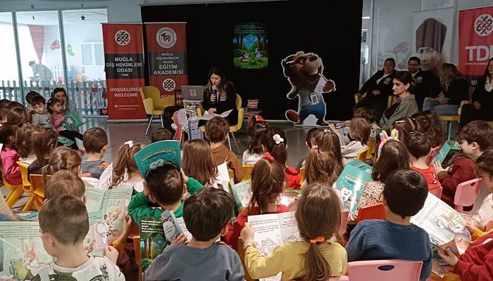 Diş sağlığı eğlenceli bir şekilde öğretildi ...