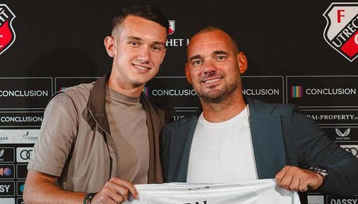 Wesley Sneijder'in oğlu Jessey, Utrecht ile profesyonel sözleşme imzaladı!