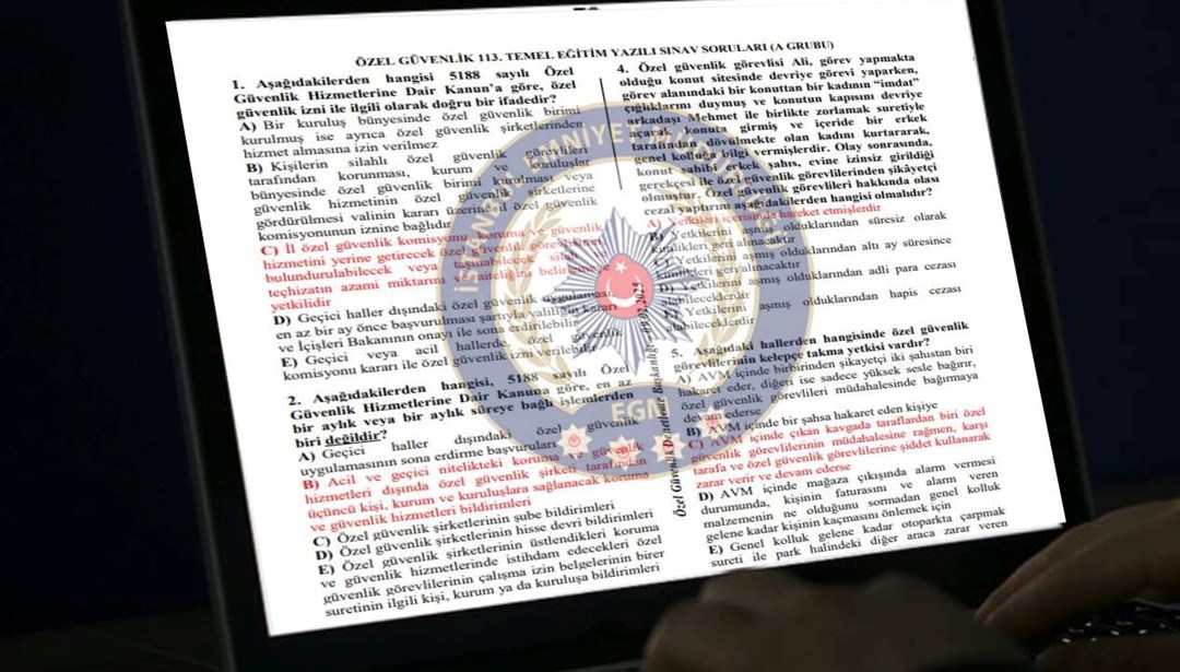 ÖGG ne zaman? Özel Güvenlik 115. Temel Eğitim ve 91. Yenileme Eğitimi Sınavı takvimi - Son Dakika Türkiye Haberleri