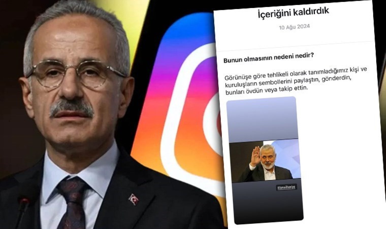 Bakan "tanıştık" dedi: Instagram yine Heniyye'yi kaldırdı! - Türkiye'den son dakika haberleri