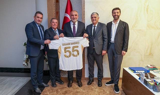 Samsunspor Başkanı İbrahim Sandıkçı'ya ziyaret - SPOR