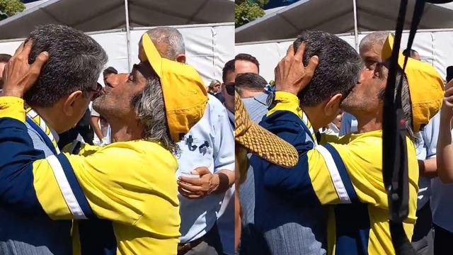 Fenerbahçe seçimine Rambo Okan damga vurdu! Hakan Safi'nin alnından öptü, başkan ilan etti